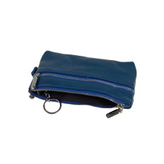 На фото 2 - Женский кошелёк  из натуральной кожи, цвет синий