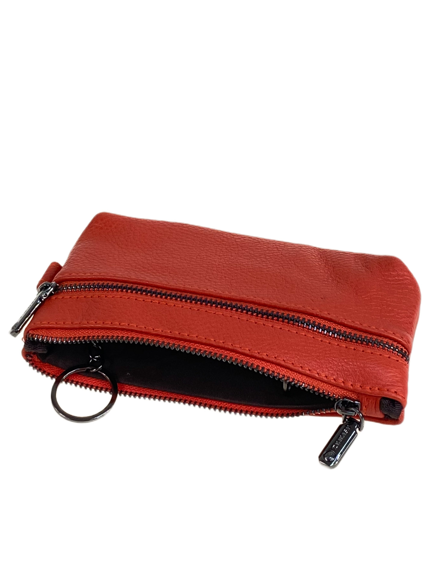 На фото 2 - Женский кошелёк  из натуральной кожи, цвет коралловый