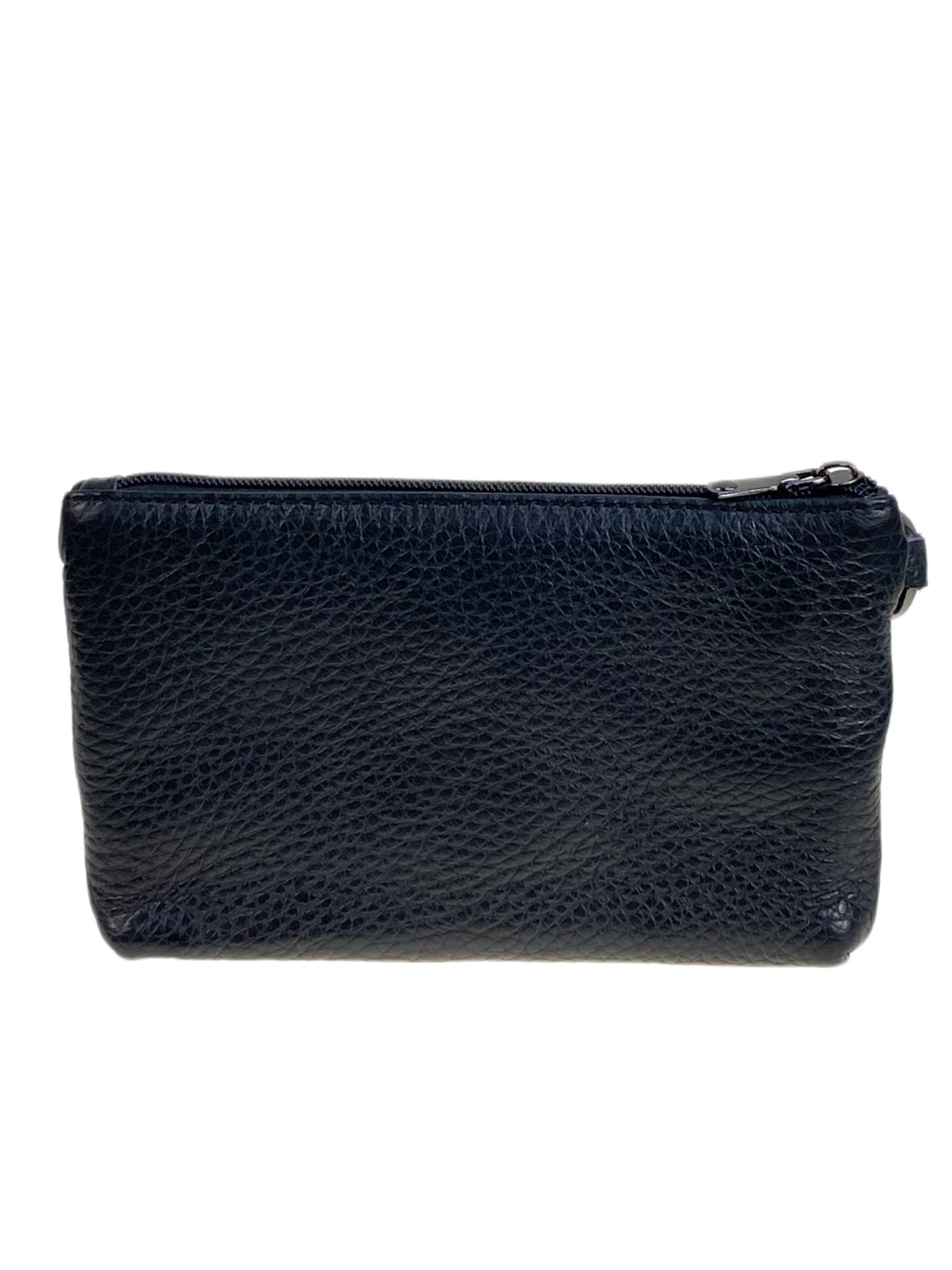 На фото 2 - Женский кошелёк  из натуральной кожи, цвет черный