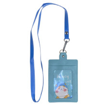 На фото 1 - Бейджик на шею, цвет голубой