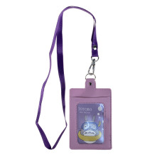 На фото 1 - Бейджик на шею, цвет сиреневый