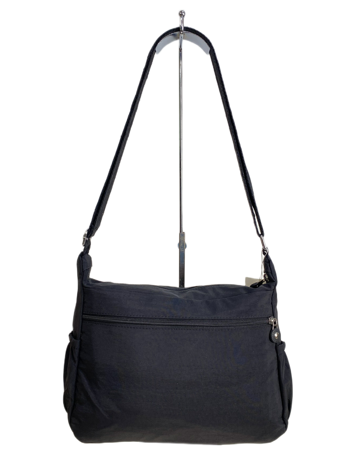 На фото 2 - Женская cумка из текстиля, цвет черный