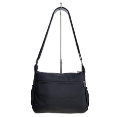 На фото 2 - Женская cумка из текстиля, цвет черный