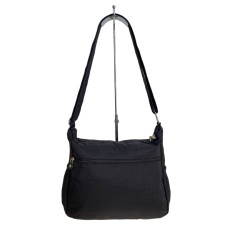 На фото 2 - Женская cумка из текстиля, цвет черный