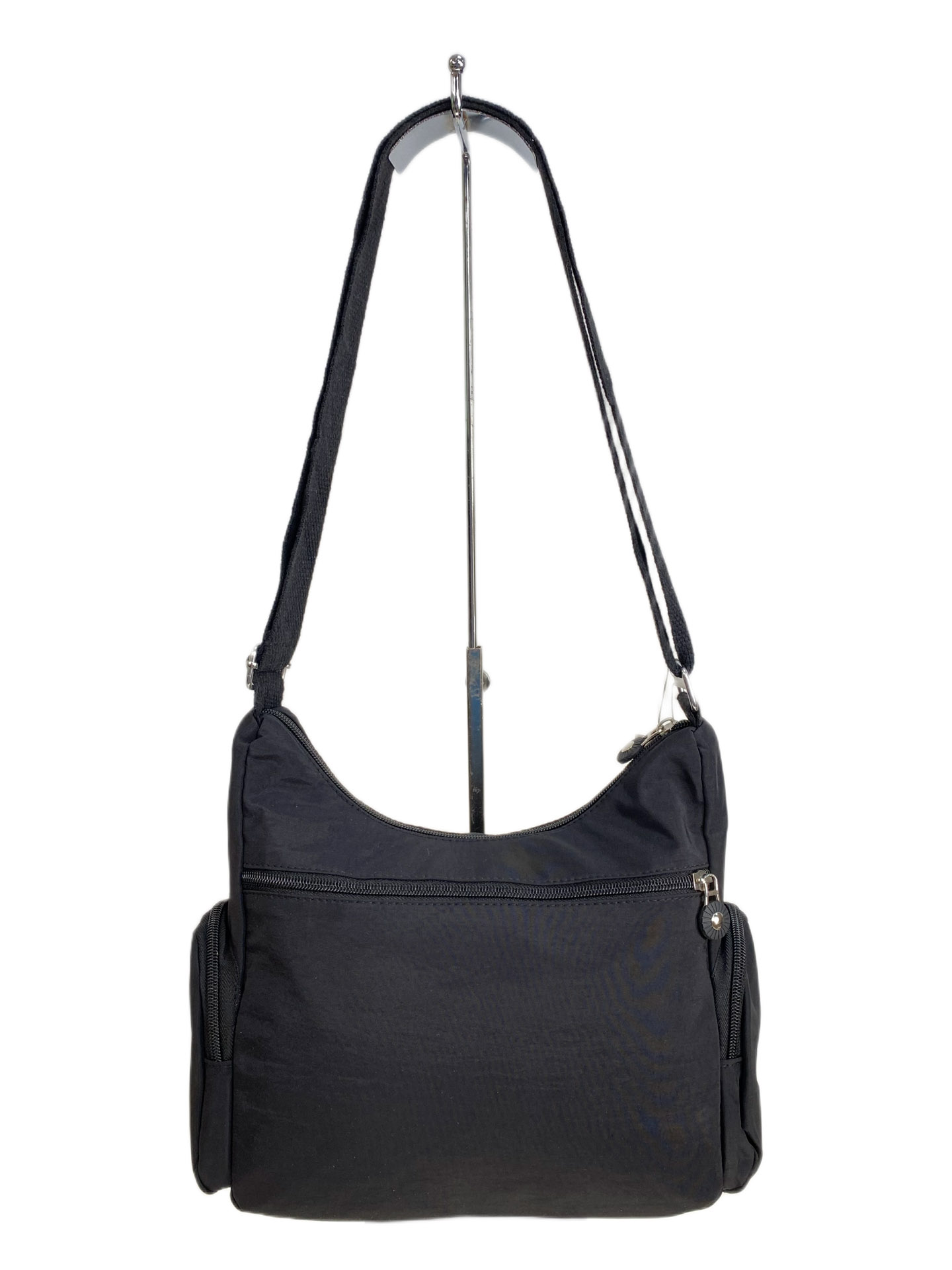 На фото 2 - Женская cумка из текстиля, цвет черный