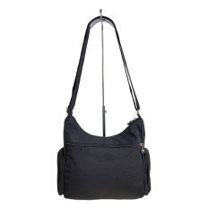 На фото 2 - Женская cумка из текстиля, цвет черный