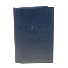 На фото 1 -  Обложка на паспорта из натуральной кожи, цвет черный