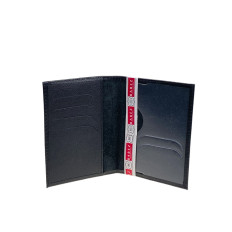 На фото 2 -  Обложка на паспорта из натуральной кожи, цвет черный