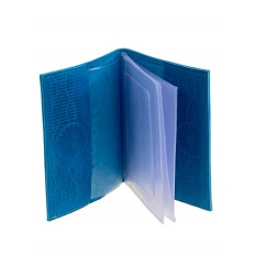 На фото 2 - Обложка для автодокументов из искусственной кожи, цвет синий На фото 2 - Обложка для автодокументов из искусственной кожи, цвет синий