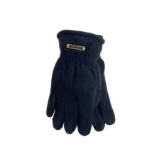 На фото 1 - Утеплённые мужские перчатки цвет черный