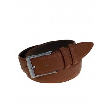 На фото 1 - Мужской ремень из натуральной кожи, цвет коричневый На фото 1 - Мужской ремень из натуральной кожи, цвет коричневый