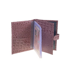 На фото 2 - Обложка для паспорта и автодокументов из натуральной кожи мультицвет