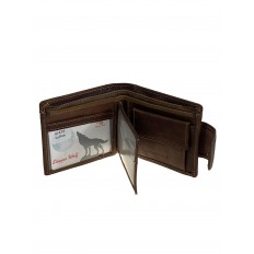 На фото 2 - Портмоне мужское из натуральной кожи , цвет кофе На фото 2 - Портмоне мужское из натуральной кожи , цвет кофе