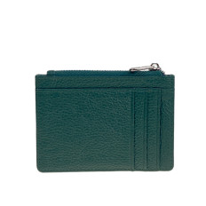 На фото 2 - Картхолдер женский из натуральной кожи для пластиковых карт, цвет темно зеленый На фото 2 - Картхолдер женский из натуральной кожи для пластиковых карт, цвет темно зеленый
