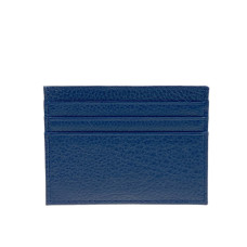 На фото 1 - Картхолдер женский из натуральной кожи для пластиковых карт, цвет тёмно синий На фото 1 - Картхолдер женский из натуральной кожи для пластиковых карт, цвет тёмно синий