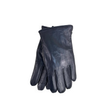 На фото 1 - Перчатки мужские из натуральной кожи цвет черный На фото 1 - Перчатки мужские из натуральной кожи цвет черный