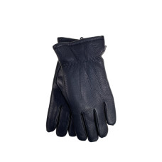 На фото 1 -  Перчатки мужские из натуральной кожи цвет черный