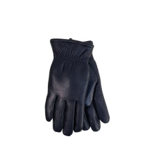 На фото 1 -  Перчатки мужские из натуральной кожи цвет черный