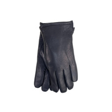 На фото 1 -  Перчатки мужские из натуральной кожи цвет черный