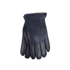 На фото 1 -  Перчатки мужские из натуральной кожи цвет черный