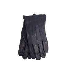 На фото 1 -  Перчатки мужские из натуральной кожи цвет черный