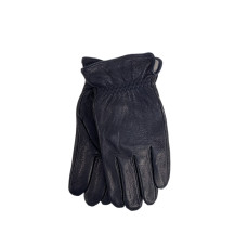 На фото 1 -  Перчатки мужские из натуральной кожи цвет черный