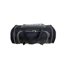 На фото 2 - Дорожная сумка из текстиля  с принтом мультицвет