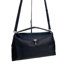 На фото 1 - Женская сумка из натуральной кожи, цвет черный На фото 1 - Женская сумка из натуральной кожи, цвет черный