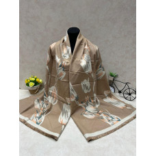 На фото 1 - Мягкий палантин из кашемира мультицвет