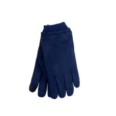 На фото 1 - Утеплённые мужские перчатки цвет синий На фото 1 - Утеплённые мужские перчатки цвет синий