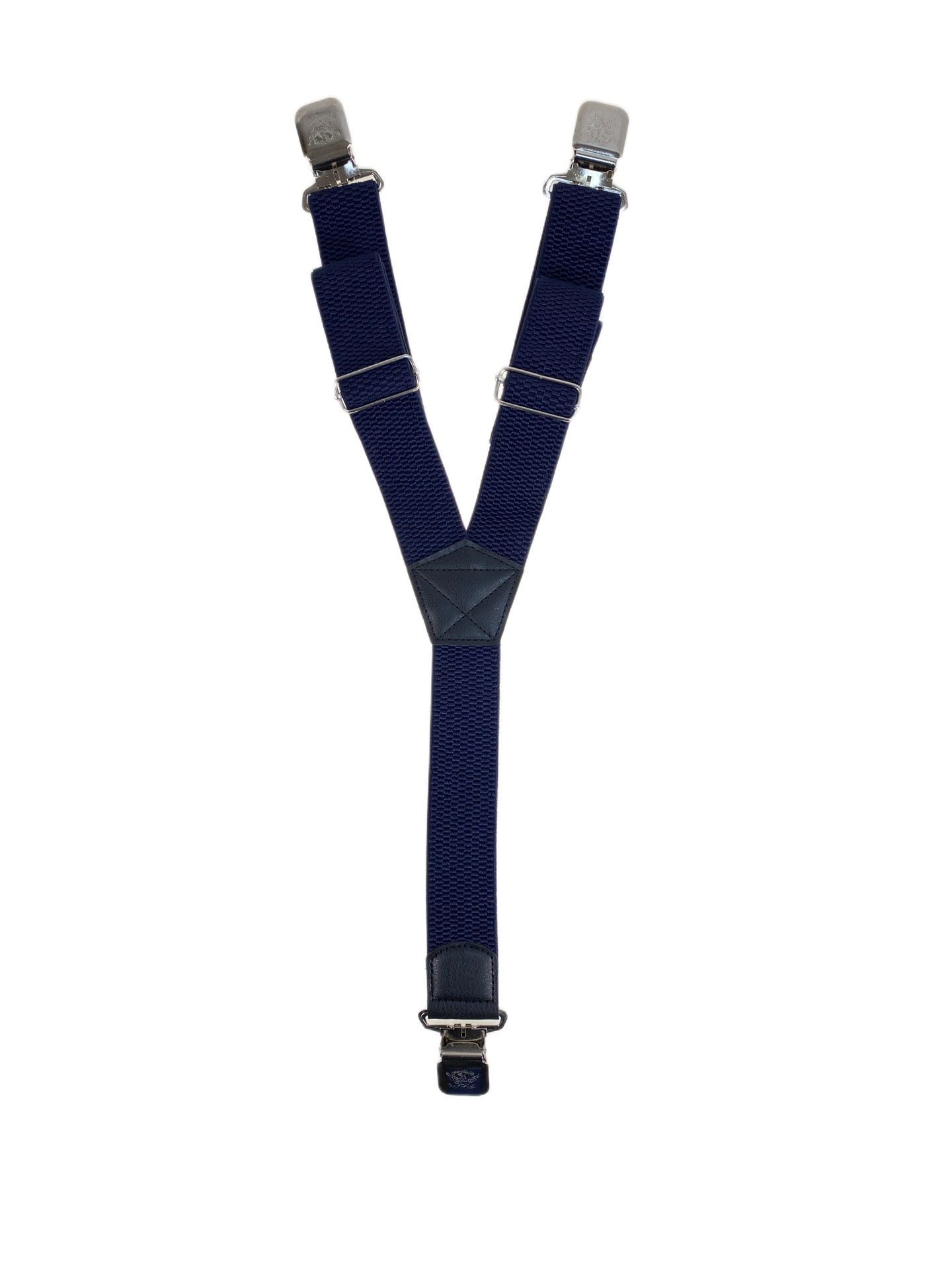 На фото 1 - Подтяжки мужские, цвет синий