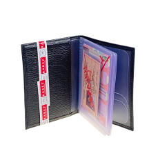 На фото 2 - Обложка для автодокументов из искусственной кожи, цвет черный На фото 2 - Обложка для автодокументов из искусственной кожи, цвет черный