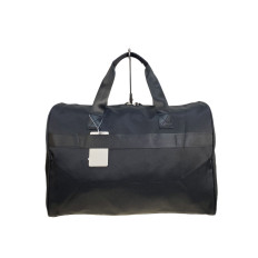 На фото 2 - Дорожная сумка из текстиля, цвет черный