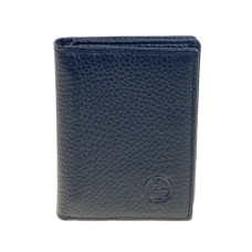 На фото 1 - Картхолдер из натуральной кожи для пластиковых карт, цвет черный На фото 1 - Картхолдер из натуральной кожи для пластиковых карт, цвет черный