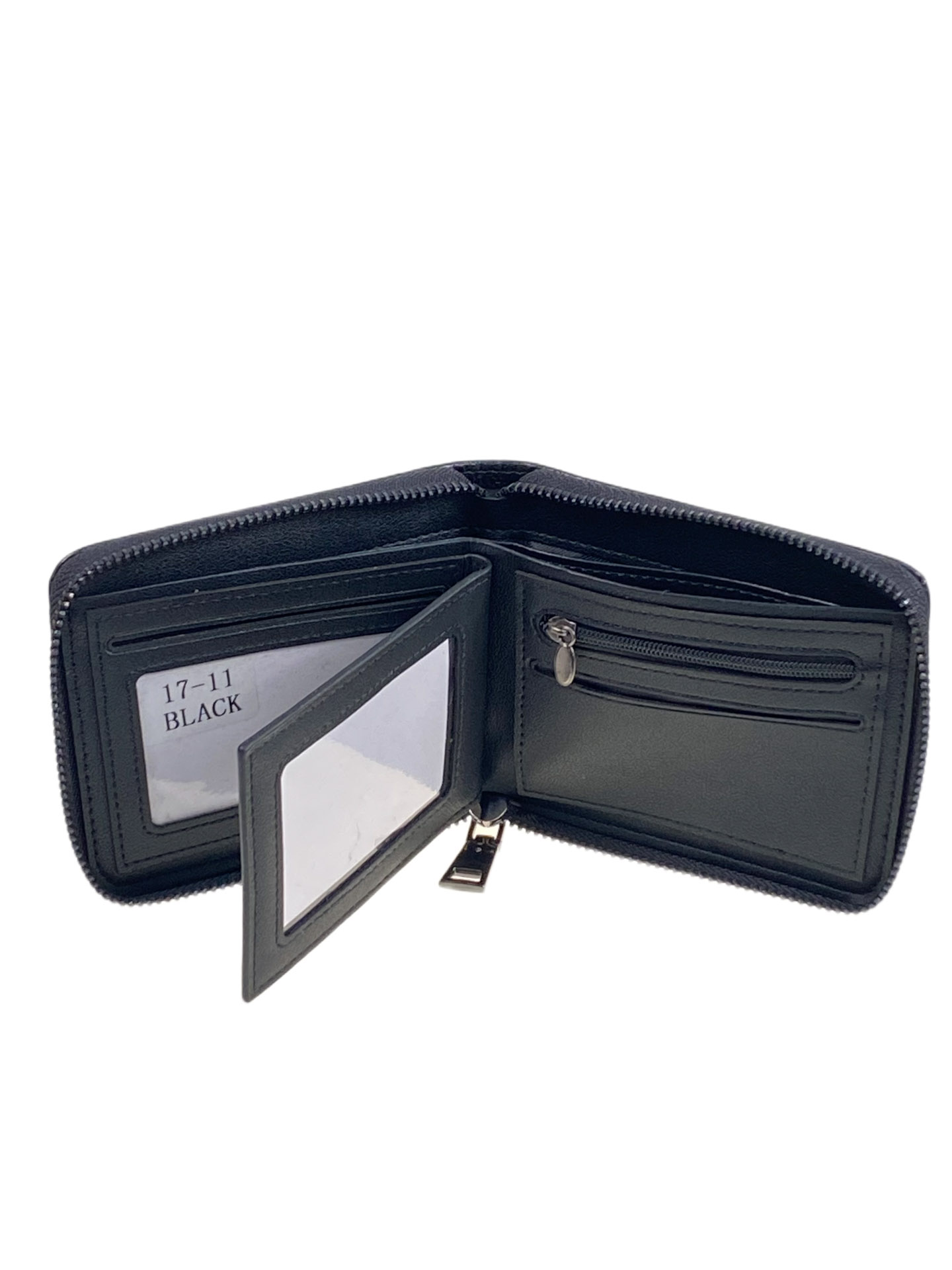 На фото 2 - Мужское  портмоне  из натуральной кожи,  цвет  черный