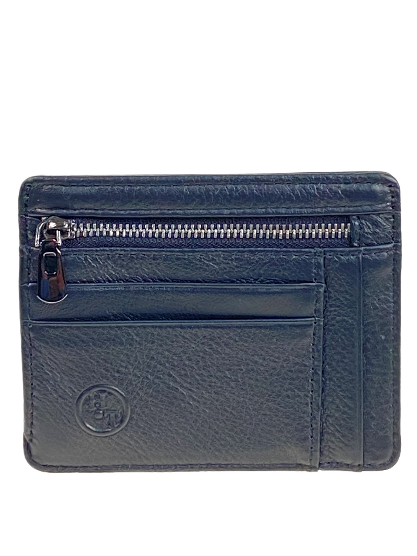 На фото 1 -  Картхолдер из натуральной кожи для пластиковых карт, цвет  черный