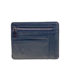 На фото 1 - Картхолдер из натуральной кожи для пластиковых карт, цвет черный На фото 1 - Картхолдер из натуральной кожи для пластиковых карт, цвет черный