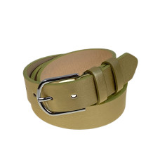 На фото 1 -  Ремень женский из искусственной кожи, цвет  золото