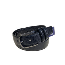 На фото 1 -  Ремень мужской из искусственной кожи, цвет черный