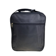 На фото 2 - Сумка мужская текстильная, цвет черный На фото 2 - Сумка мужская текстильная, цвет черный