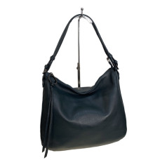 На фото 1 - Женская сумка из натуральной кожи, цвет синий На фото 1 - Женская сумка из натуральной кожи, цвет синий