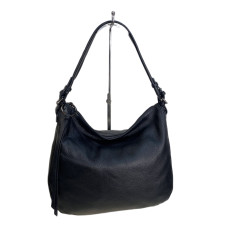 На фото 1 - Женская сумка из натуральной кожи, цвет черный На фото 1 - Женская сумка из натуральной кожи, цвет черный