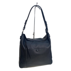 На фото 1 - Женская сумка из натуральной кожи, цвет черный На фото 1 - Женская сумка из натуральной кожи, цвет черный