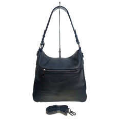 На фото 2 - Женская сумка из натуральной кожи, цвет черный На фото 2 - Женская сумка из натуральной кожи, цвет черный