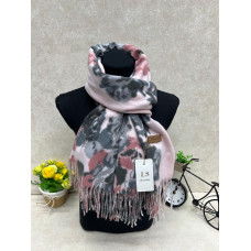 На фото 1 - Мягкий палантин из кашемира мультицвет