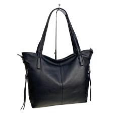 На фото 1 - Женская сумка из натуральной кожи, цвет черный На фото 1 - Женская сумка из натуральной кожи, цвет черный