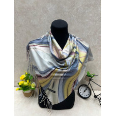 На фото 1 - Платок из кашемира мультицвет На фото 1 - Платок из кашемира мультицвет