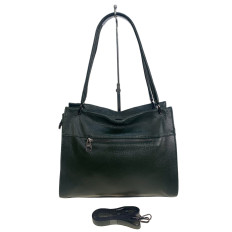 На фото 2 - Женская сумка из натуральной кожи, цвет зеленый На фото 2 - Женская сумка из натуральной кожи, цвет зеленый