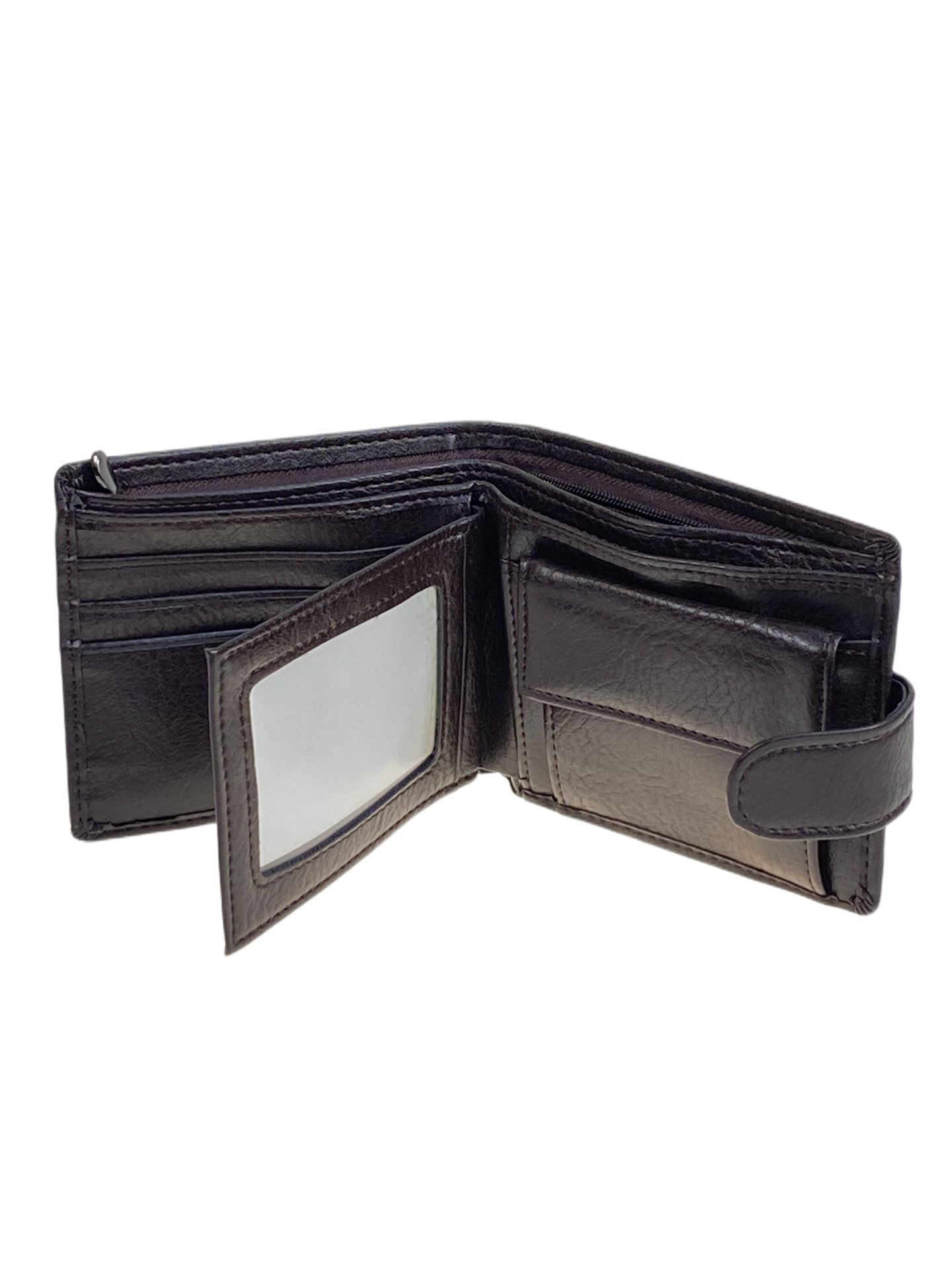 На фото 2 - Портмоне мужское из натуральной кожи, цвет коричневый