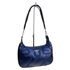 На фото 1 - Сумка из болоньи  через плечо, цвет синий